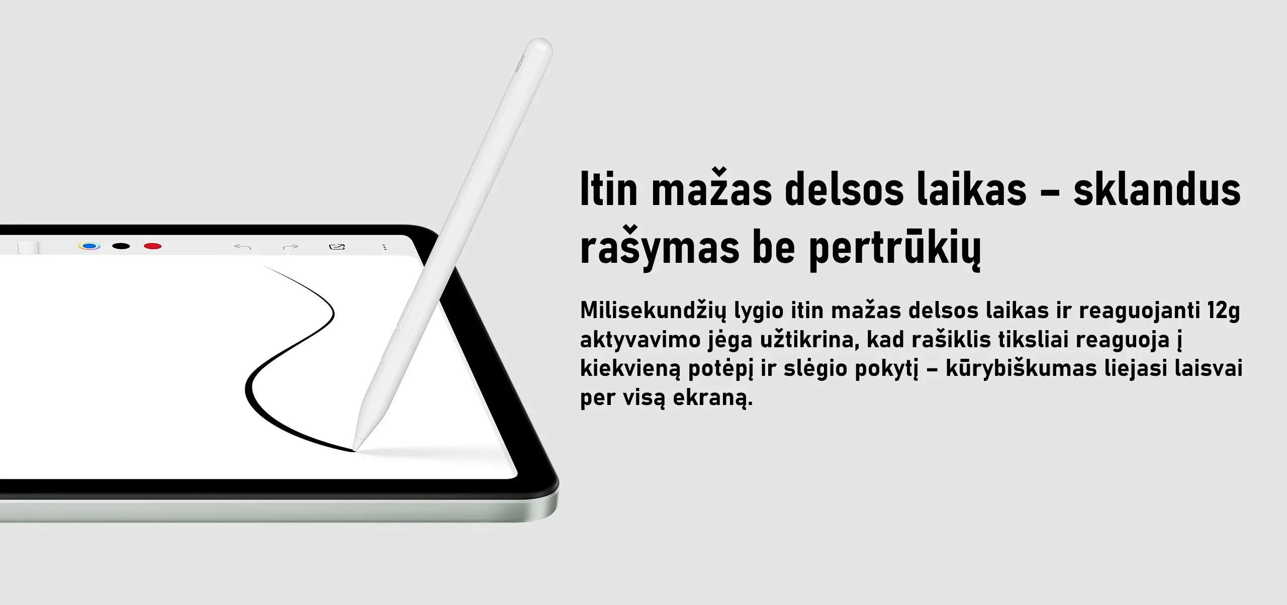 Xiaomi Redmi Smart Pen 1S, balta, 5 nuotrauka